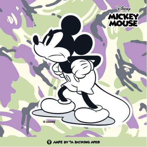 AAPE 携手 MICKEY MOUSE 打造联名系列